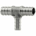 Boshart Industries SS PEX TEE 1IN X 1/2 IN X 1IN PE-PS-T100510